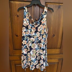 Forever 21 size medium, navy floral sundress. EUC